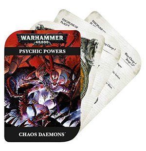 WH40k Chaos Deamons Psychic Powers 97-40-60 фото