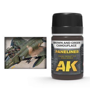 AK Paneliner For Brown And Green Camouflage 35ml AK2071 фото