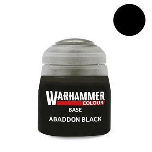 Warhammer Colour Base Abaddon Black 21-25 фото