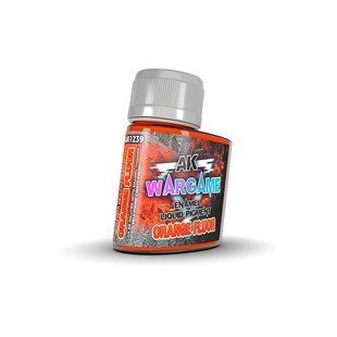 AK Wargame Enamel Liquid Pigment Orange Fluor AK1239 фото