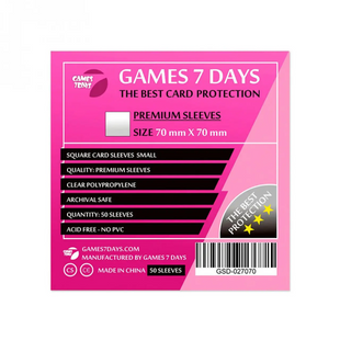 Протектори Game 7 Days Premium sleeves 70 x 70 mm GSD-017070-01 фото