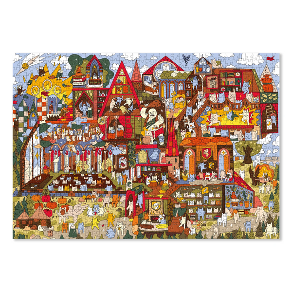 Пазл ORNER 1000 - Школа Мяугії та Чародійства orner-1946 фото