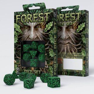 Набір кубиків Forest Dice Set - Green & Black SFOR15 фото