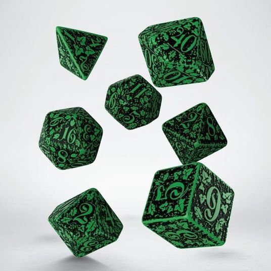 Набір кубиків Forest Dice Set - Green & Black SFOR15 фото