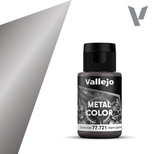 Vallejo Metal Color Airbrush Colors Burnt Iron 32ml 77.721 фото