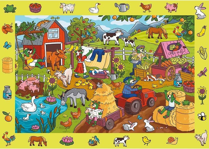 Trefl Puzzle 100 - Spy Guy Farm | Ферма 15589 фото
