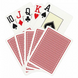 Гральні карти Copag Texas Hold'em 100% Plastic Red CRD-94781 фото 4